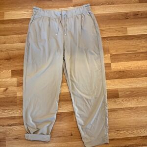 REI Co-op Men's XL Quick Dry Hiking Pants Beige Outdoor Travel Nylon‎ Stretch